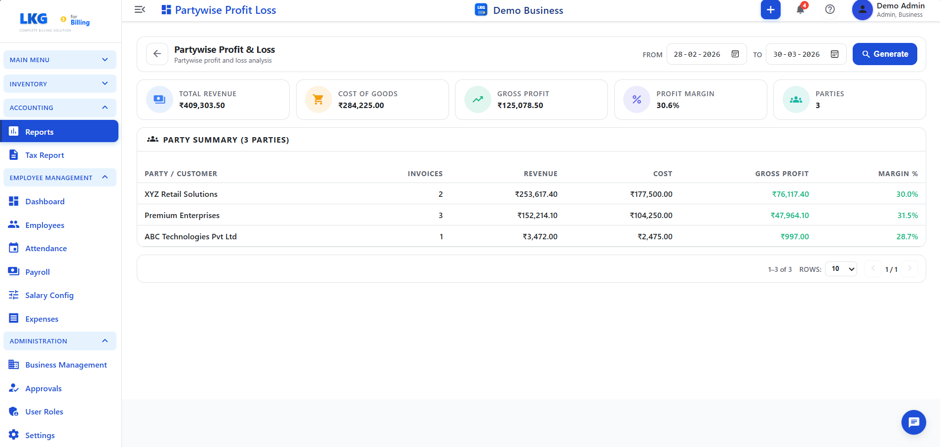 LKG for Billing gallery image