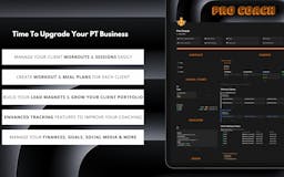 Pro Coach - Personal Trainer Notion OS  media 3