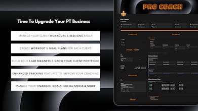 Pro Coach - Personal Trainer Notion OS gallery image