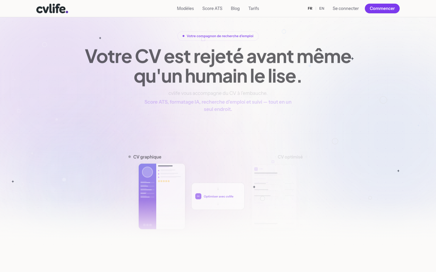 CVLife — Créateur de CV par IA gallery image