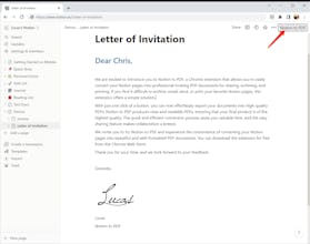 Notion to PDF gallery image