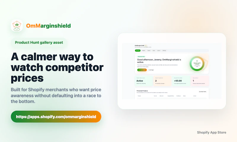 OmMarginshield Price Monitor screenshot 2