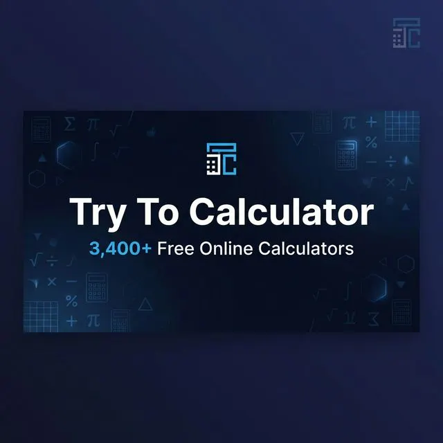 Try To Calculator のプロダクトバナー