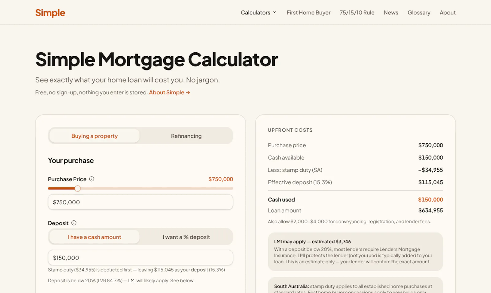 Simple Financial Tools screenshot 3