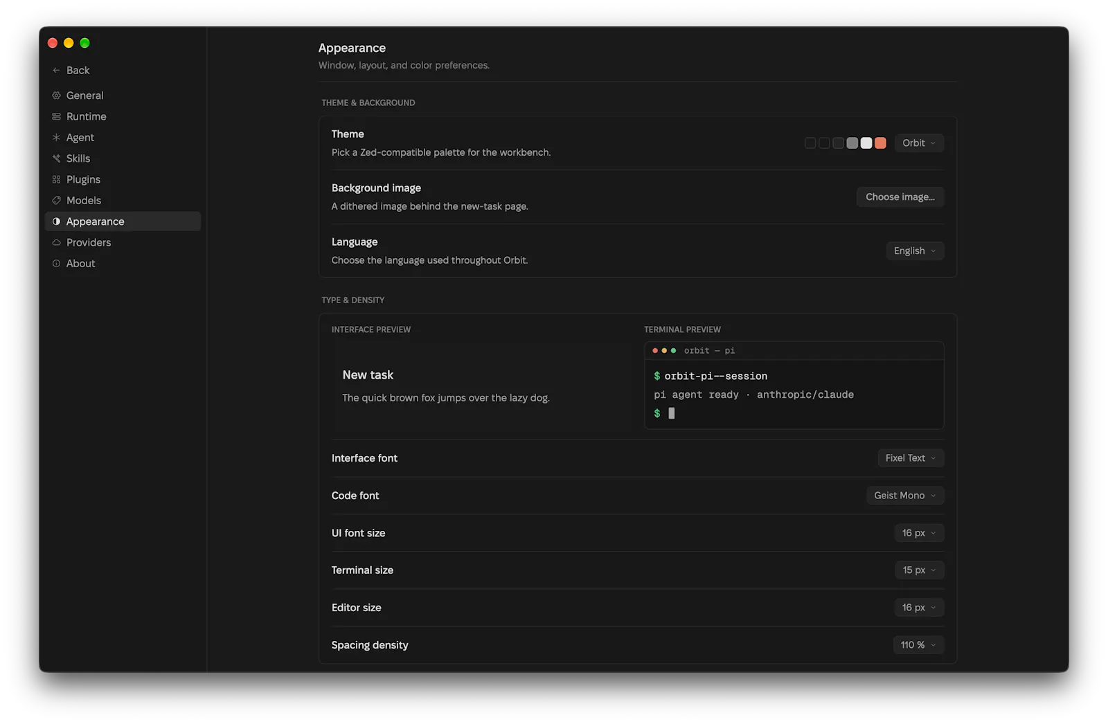 Orbit Pi screenshot 5