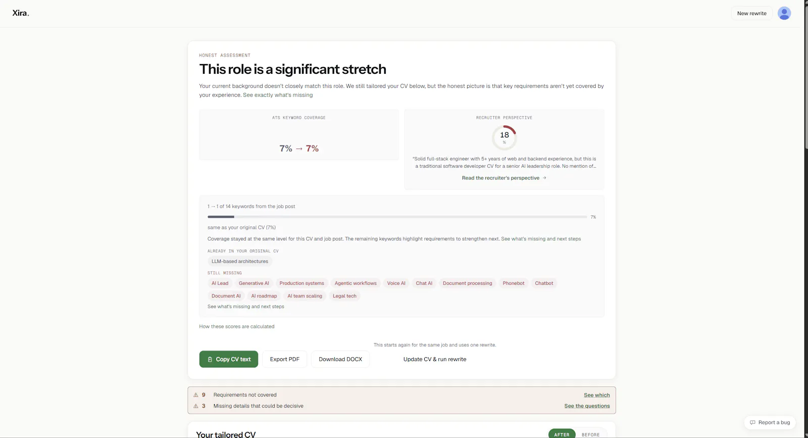 Xira screenshot 5