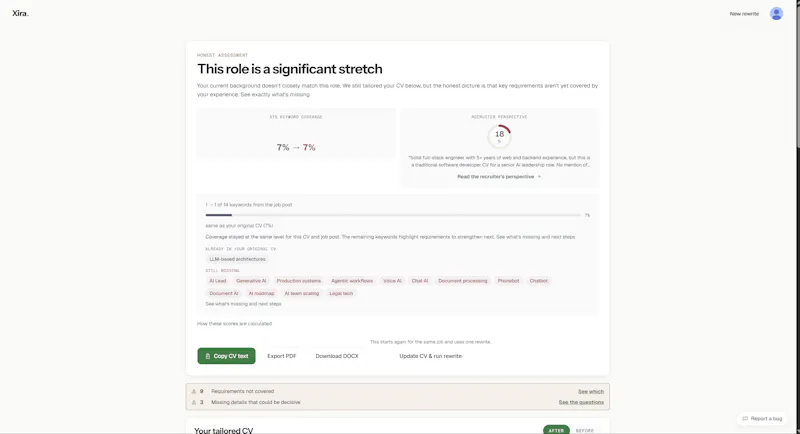 Xira screenshot 5