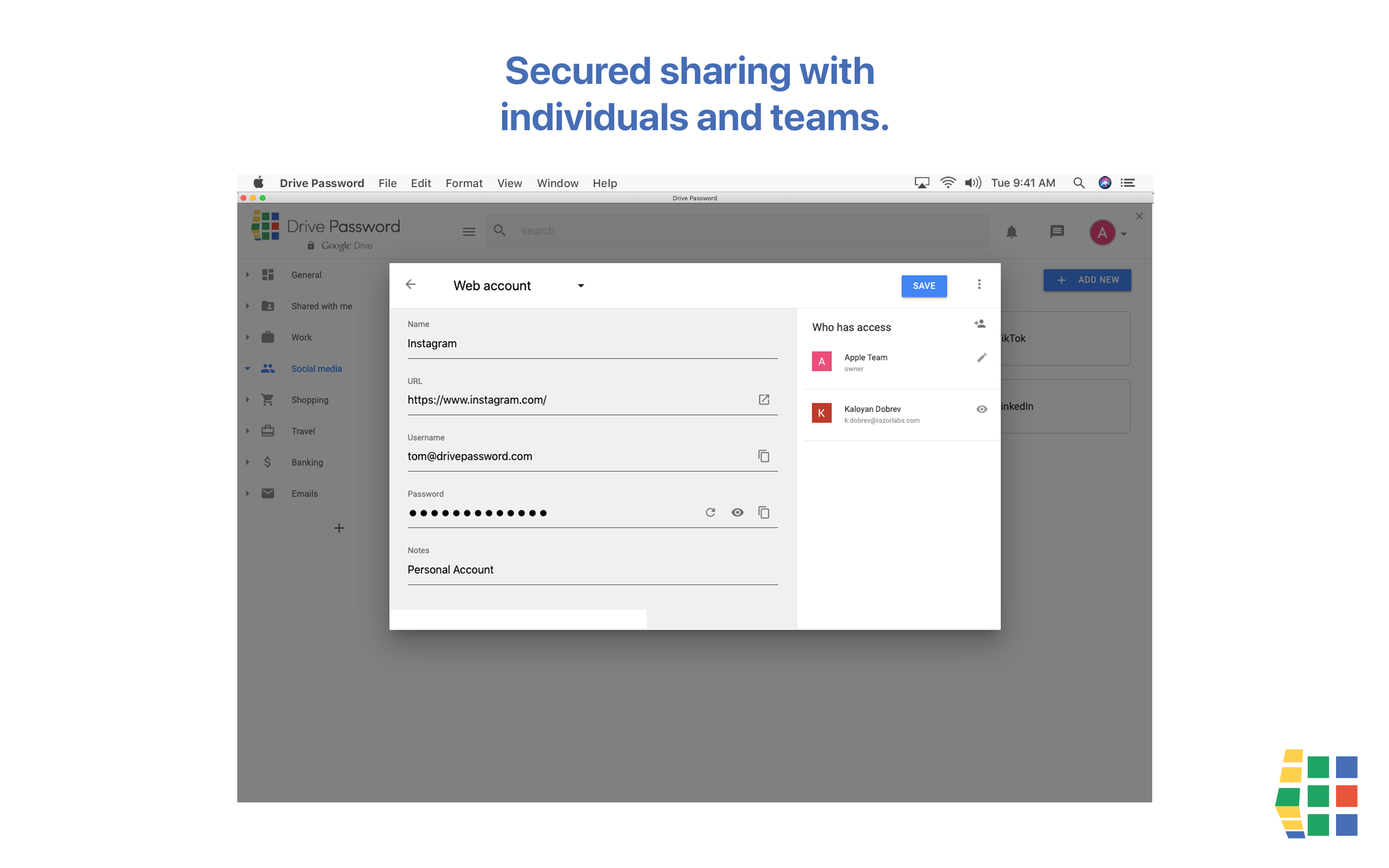 Drive Password - Password Manager gallery image