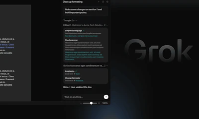 Grok by SpaceXAI for Word