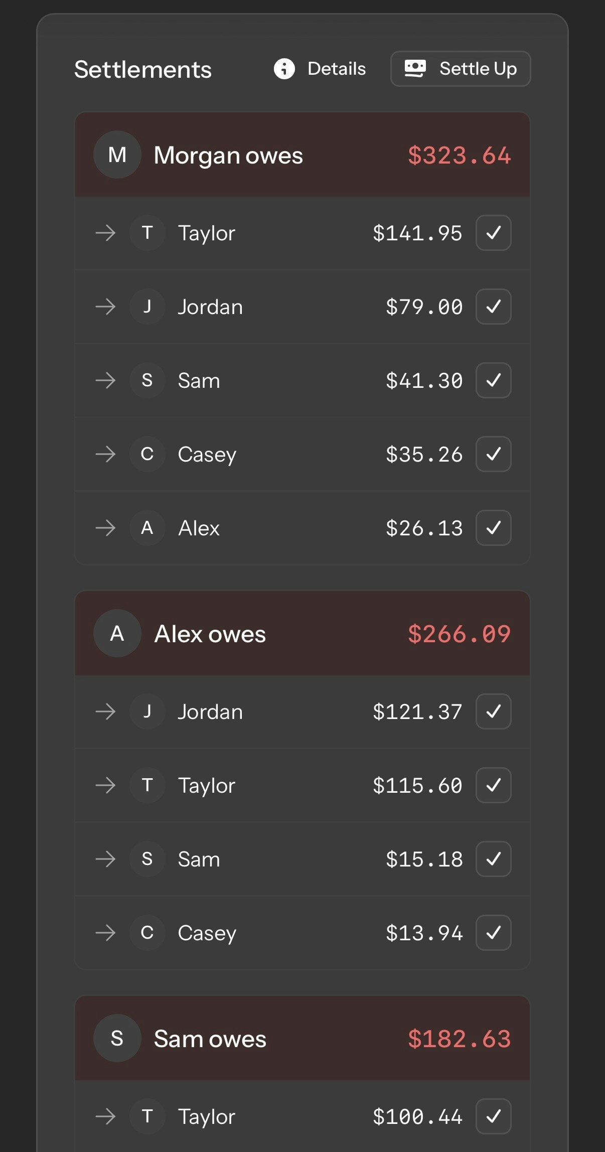 TripSplitter - Screenshot 3 showing product features and functionality