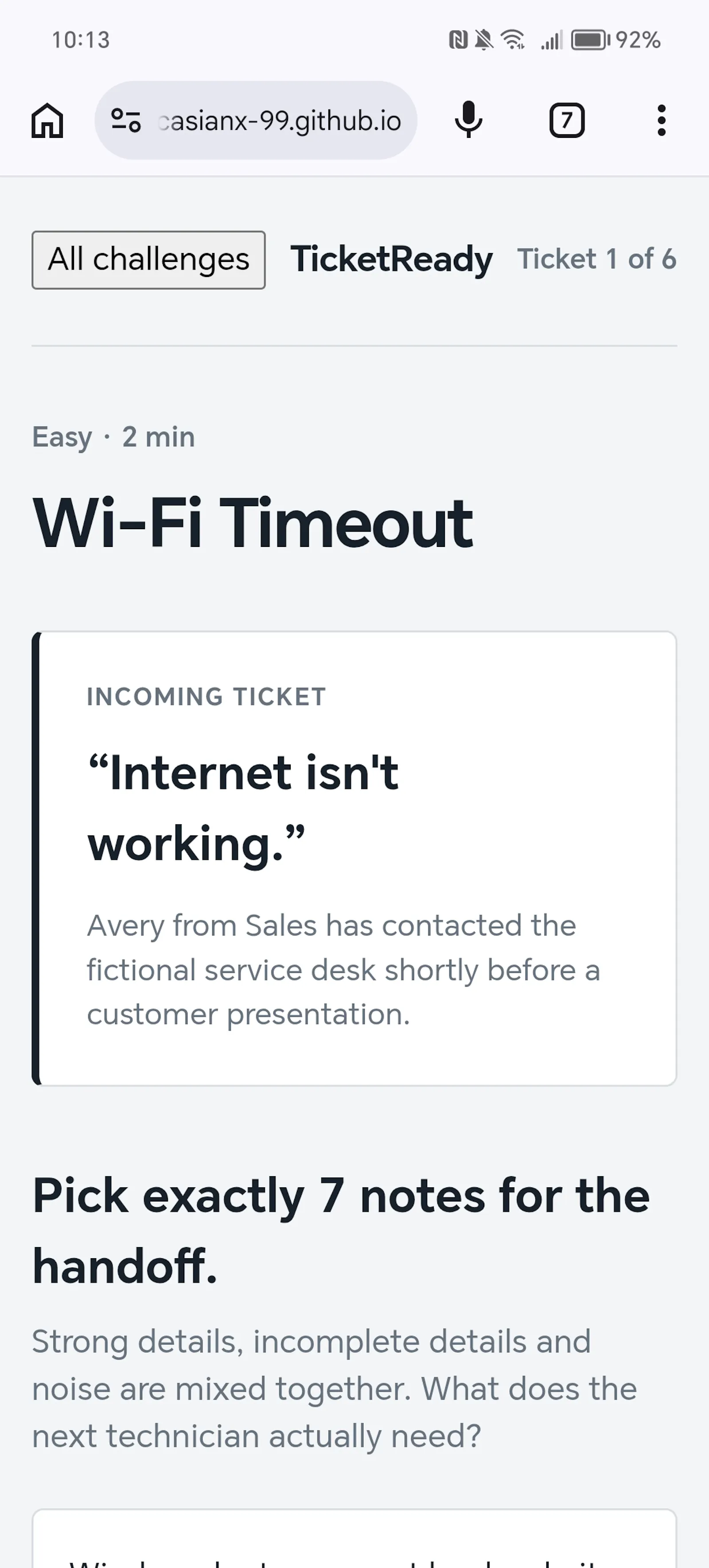 TicketReady screenshot 1