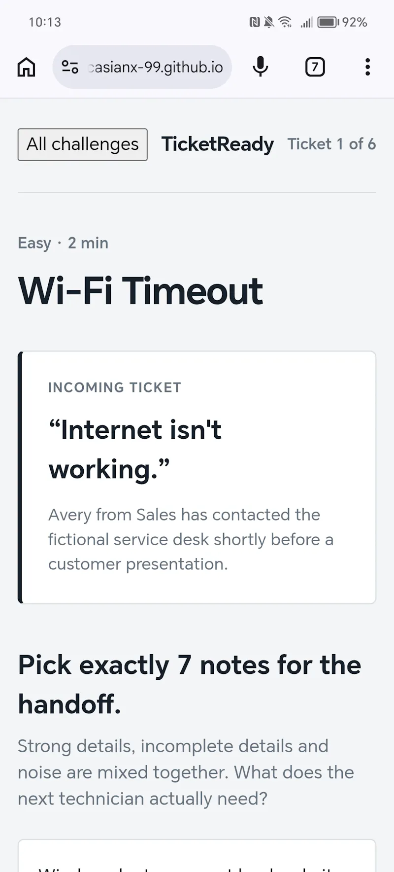 TicketReady screenshot 1
