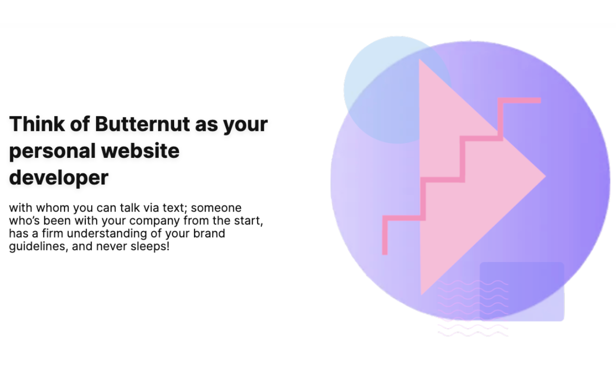 Butternut ai beta - Установите веб -сайты мгновенно, используя генеративный ИИ медиа 2