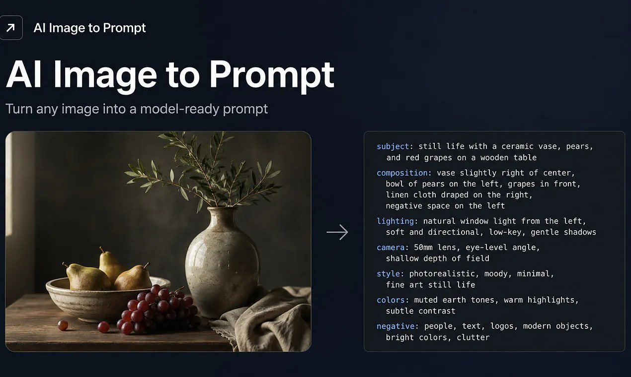 AI Image to Prompt gallery image