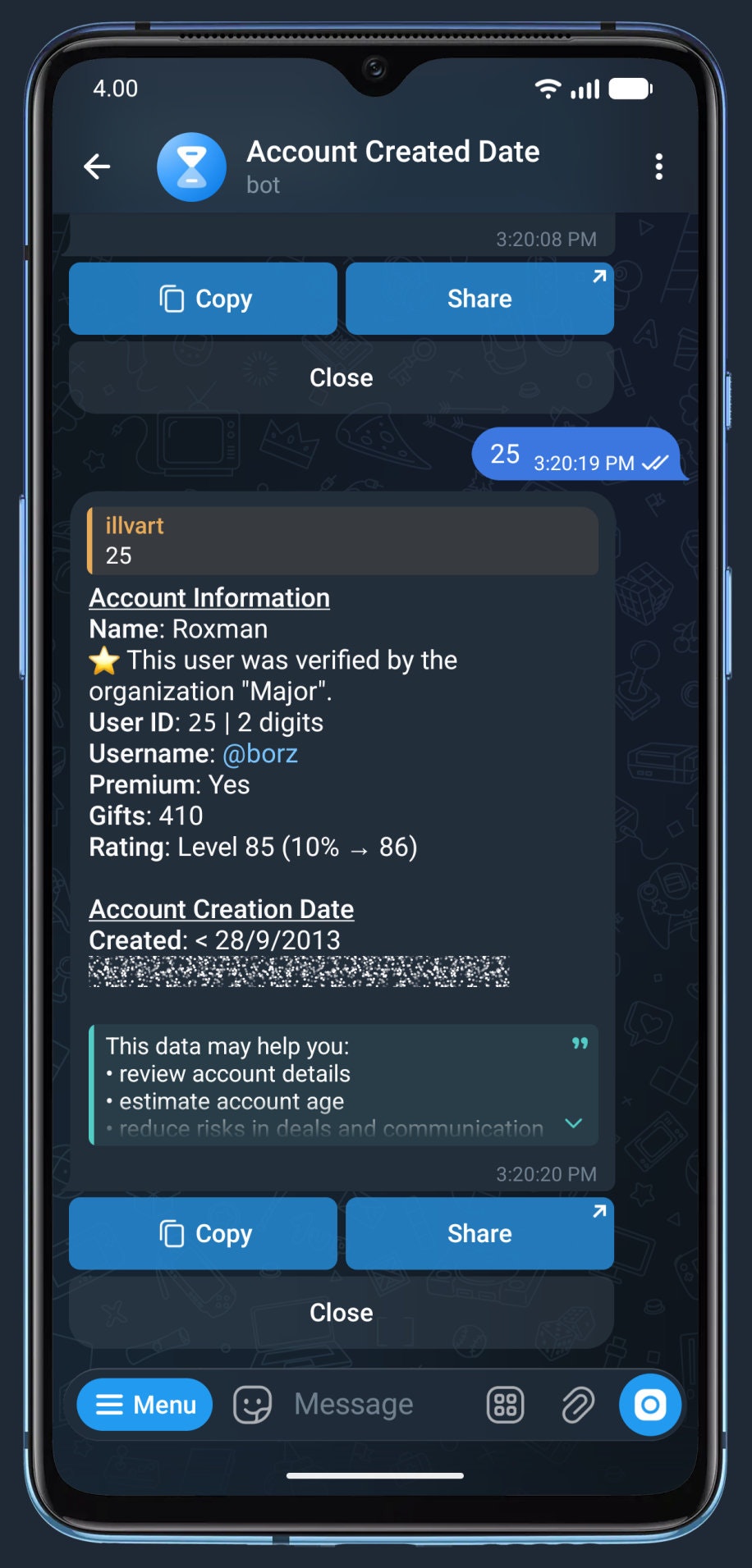 Account Created Date gallery image