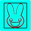Jumping Square Bunny
