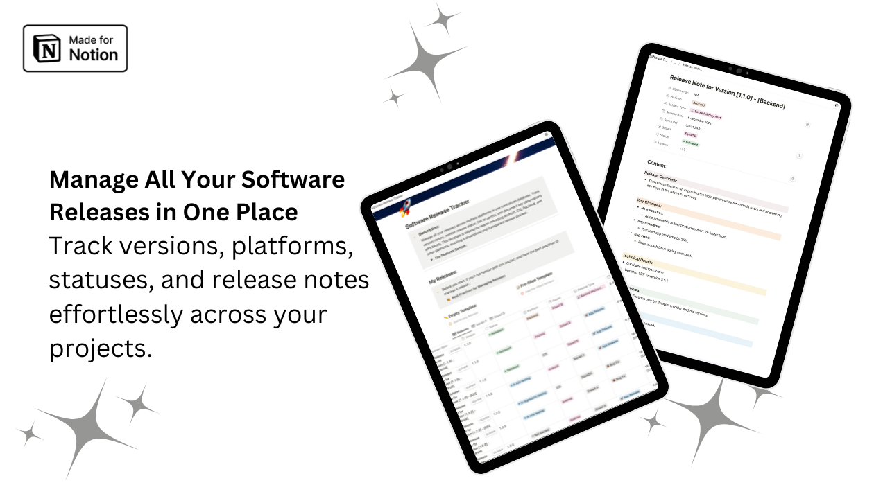 Tracker de version logicielle media 1