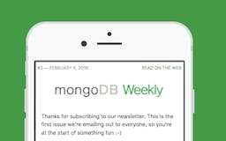 MongoDB Weekly media 2
