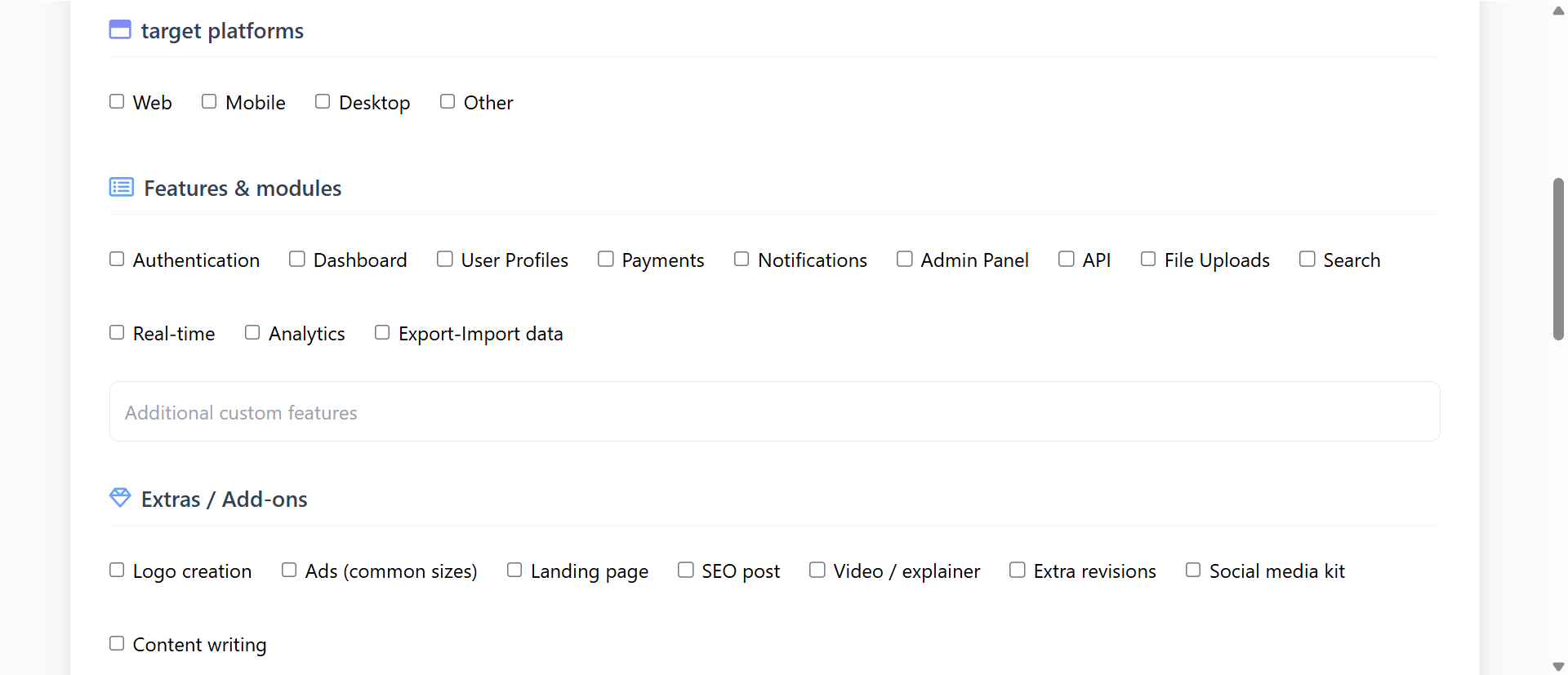Project Brief Questionnaire gallery image