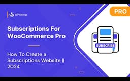 Subscriptions For WooCommerce Pro Plugin media 1
