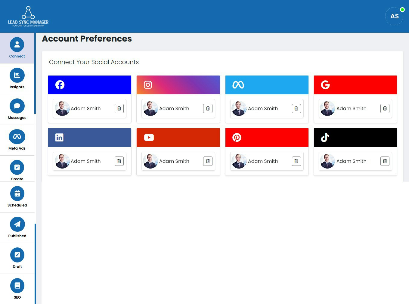 Lead Sync Manager - Bringen Sie Ihre sozialen Medien auf die nächste Ebene. Medien 2