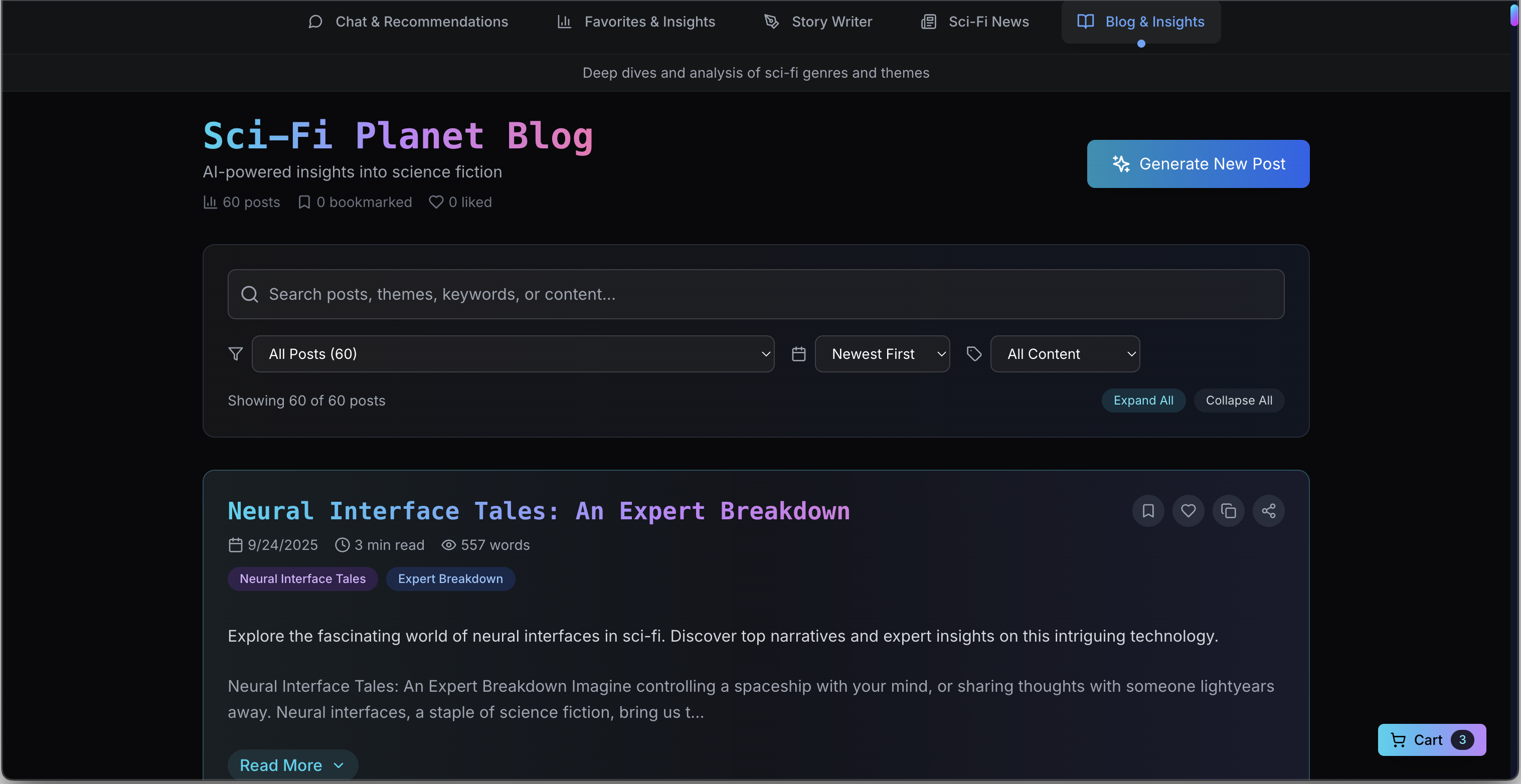 Média Sci-Fi-Planet.com - Plateforme de découverte et de recommandation de science-fiction 6