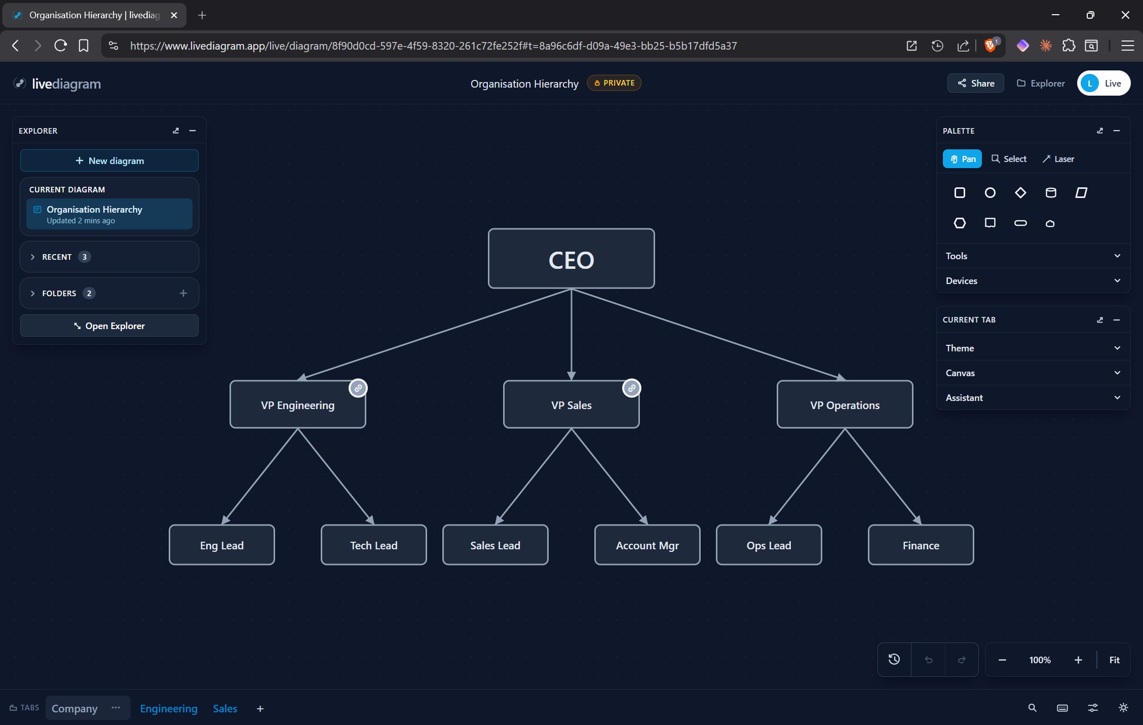 livediagram.app gallery image