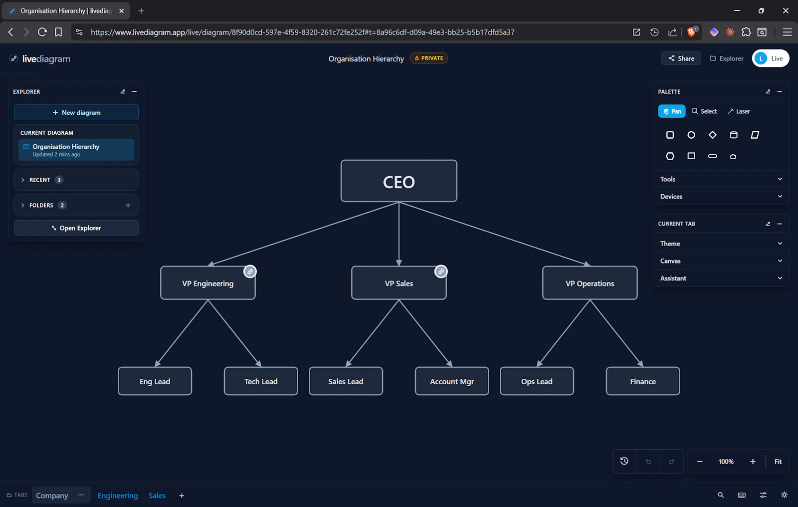 livediagram.app screenshot 3