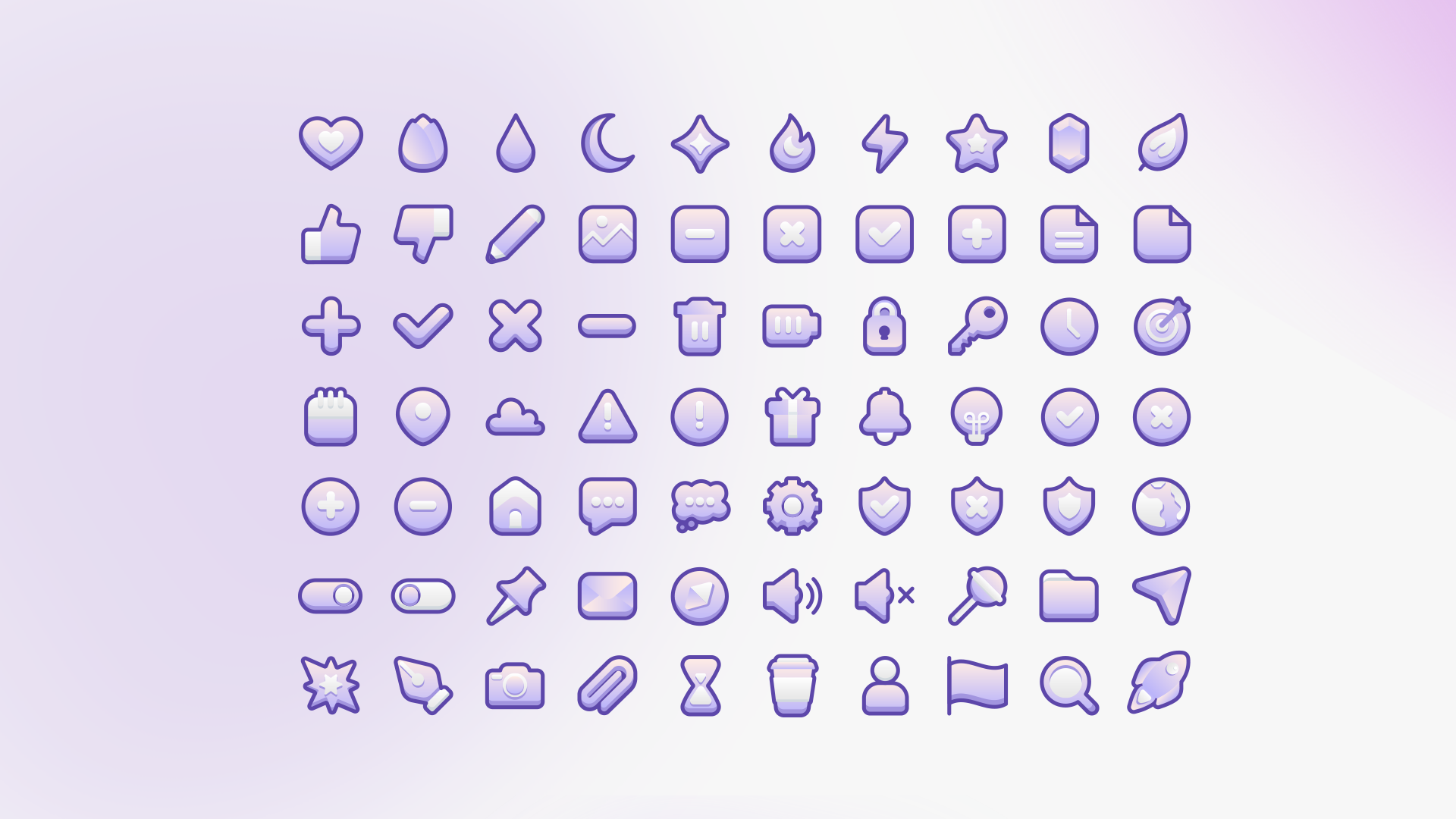 Marshmallow Icon Kit gallery image