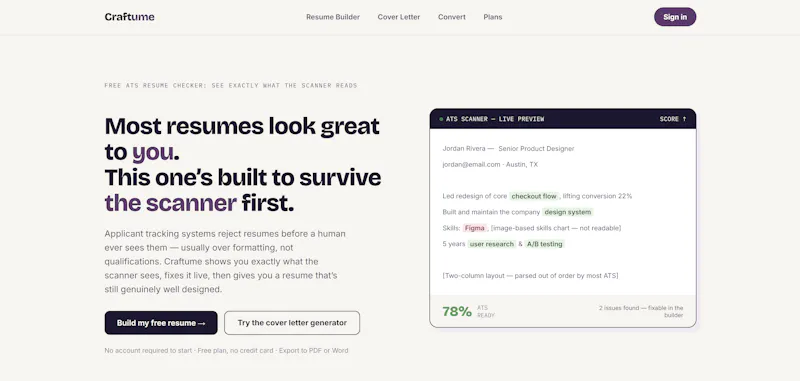 Craftume screenshot 1