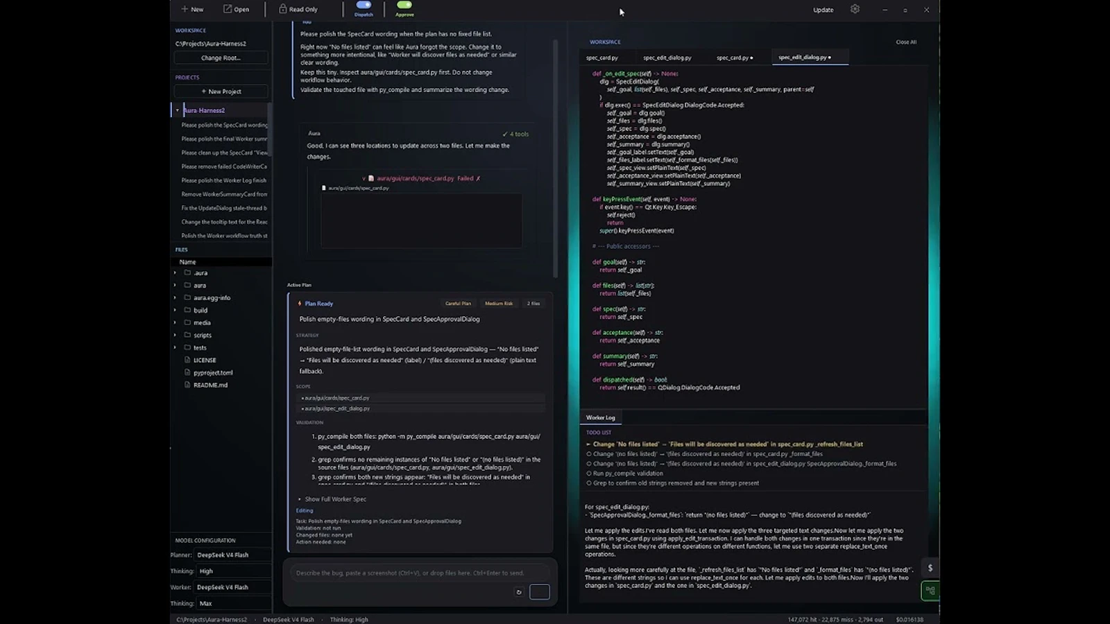 Aura IDE screenshot 1 (video preview)