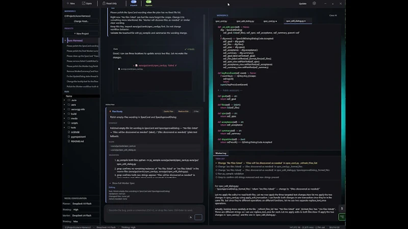 Aura IDE screenshot 1 (video preview)