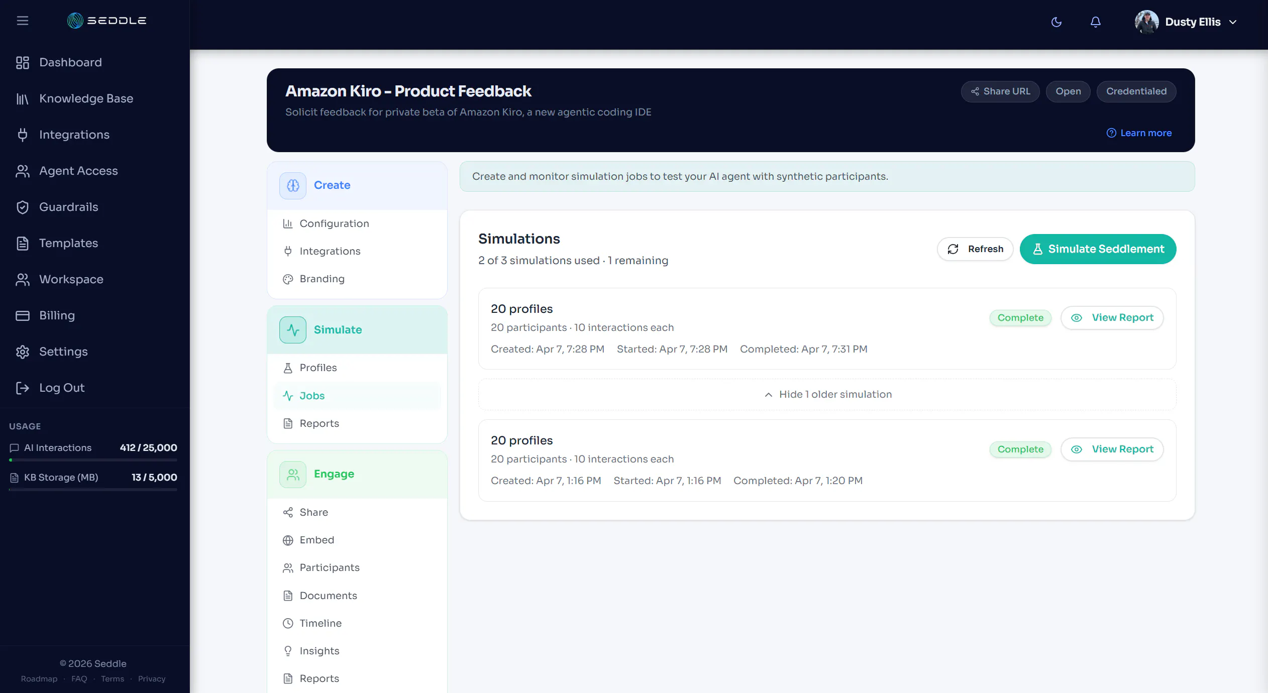 Seddle: Agents for Audience Engagement gallery image