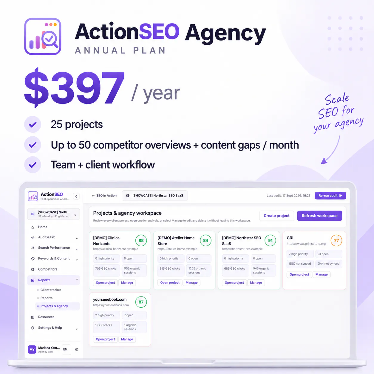 ActionSEO Audit & Report Tool gallery image