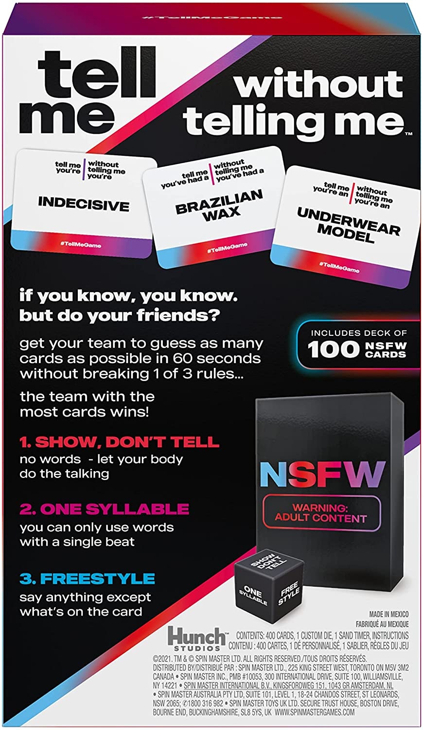 Tell Me Without Telling Me gallery image