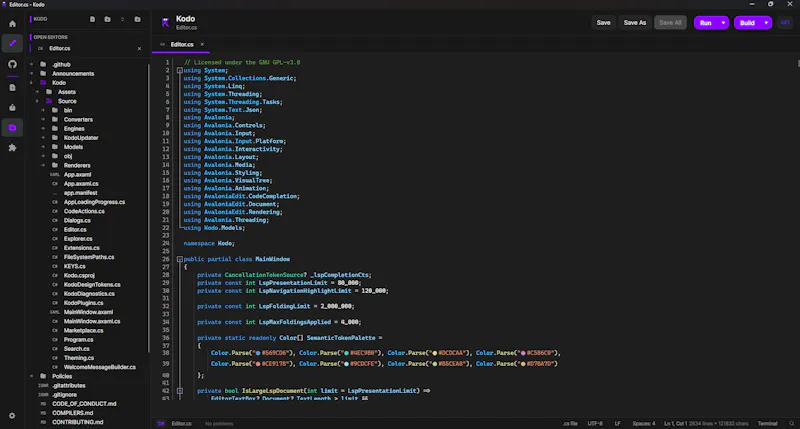 Kodo screenshot 2