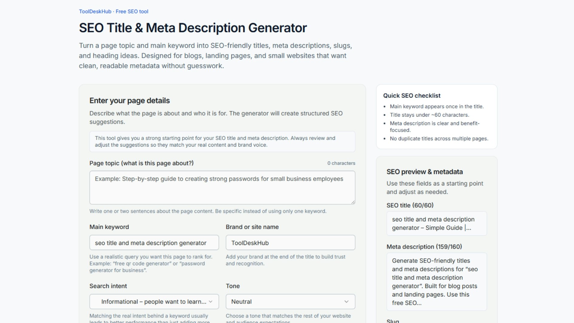 ToolDeskHub – 100+ Free Online Tools gallery image