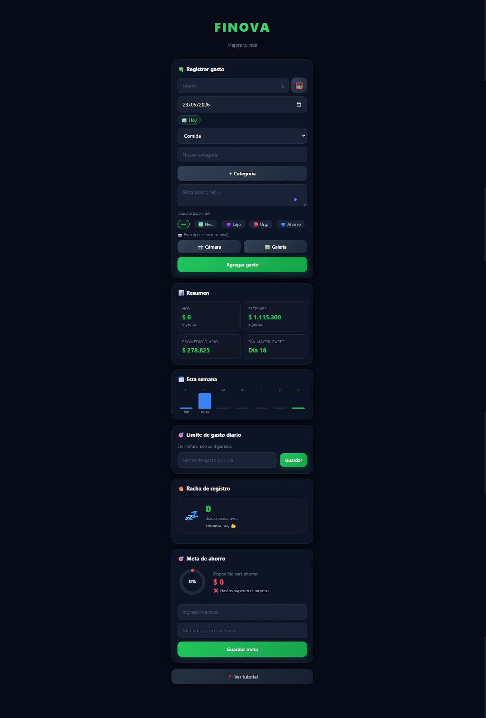 FINOVA screenshot 2