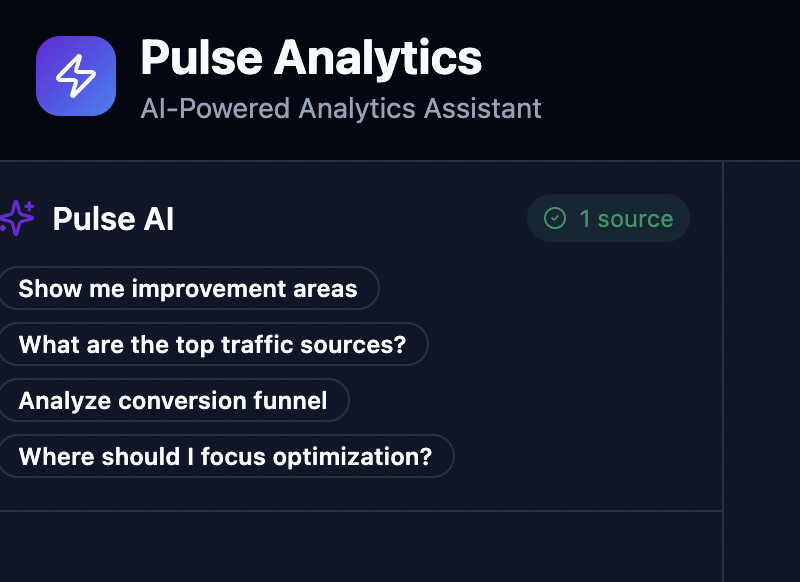 Pulse Analytics - Product Hunt launch logo and brand identity