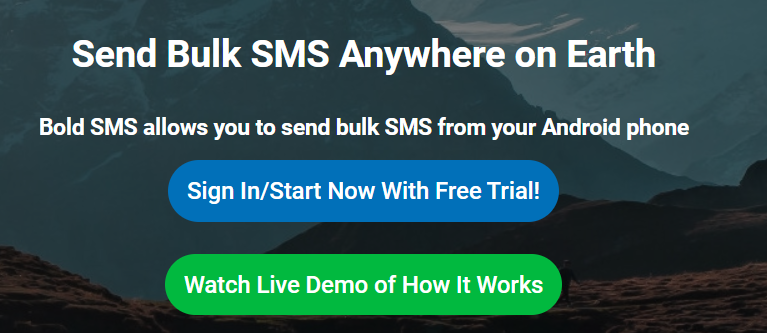 Mídia 1 de BoldSMS.com - Envie SMS para qualquer lugar da terra