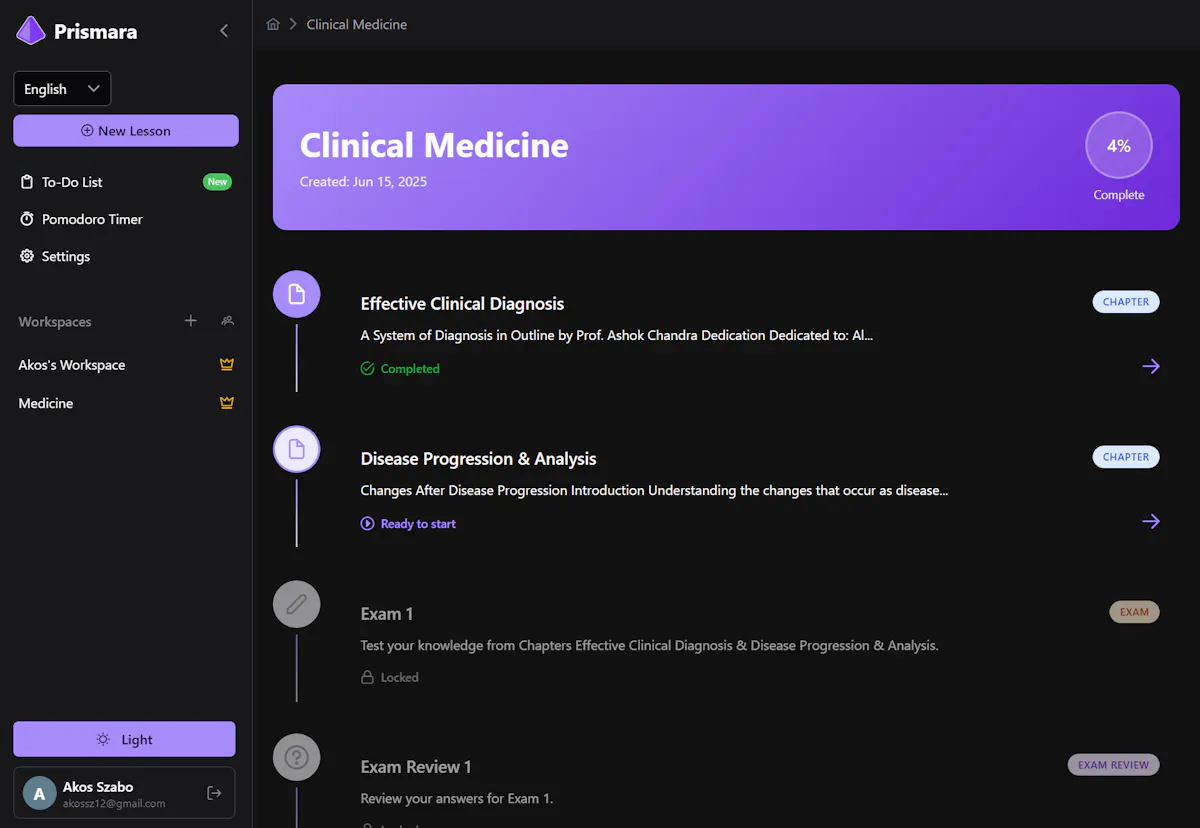 Prismara - AI Study Companion