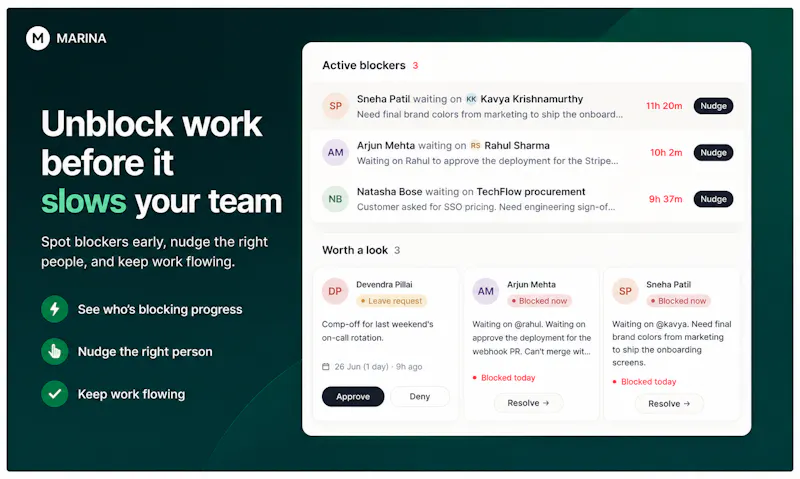 Marina - AI Chief of Staff for Teams screenshot 2