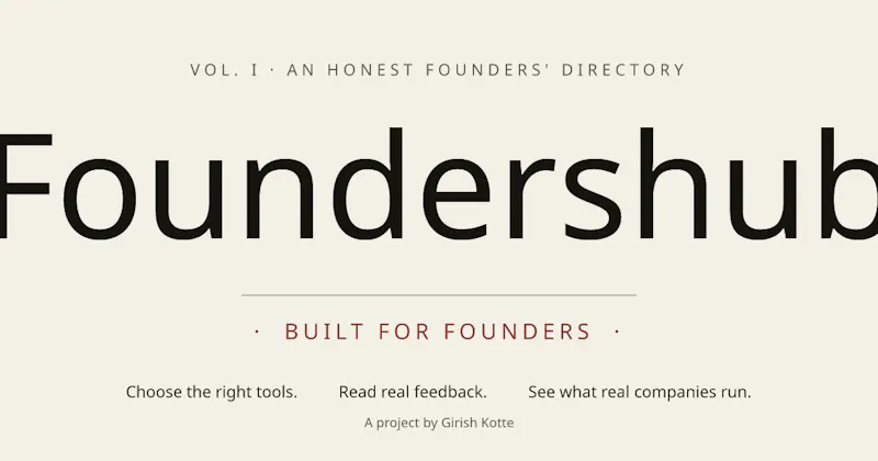 FoundersHub screenshot 1