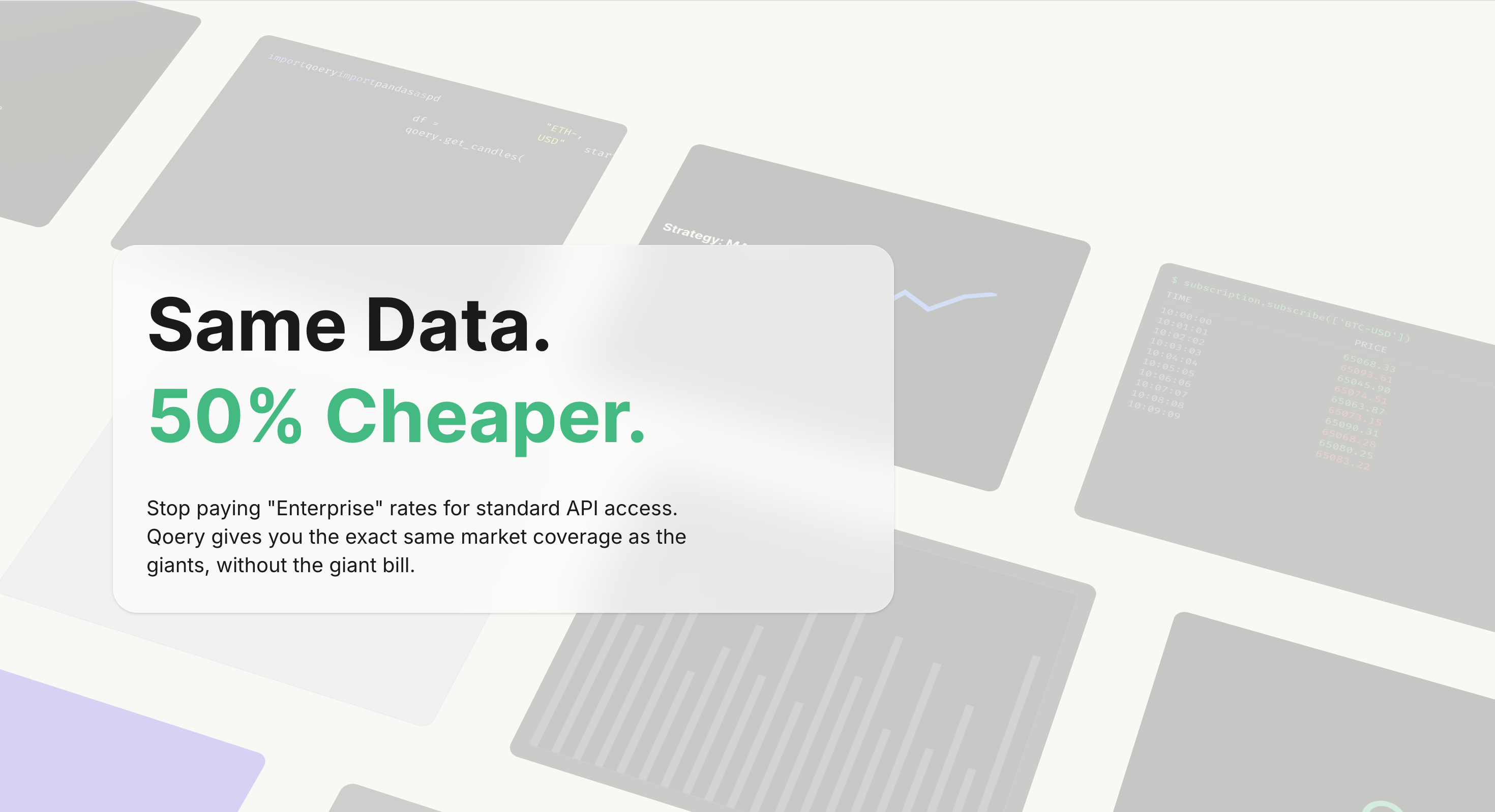 Qoery Python SDK - Screenshot 4 showing product features and functionality