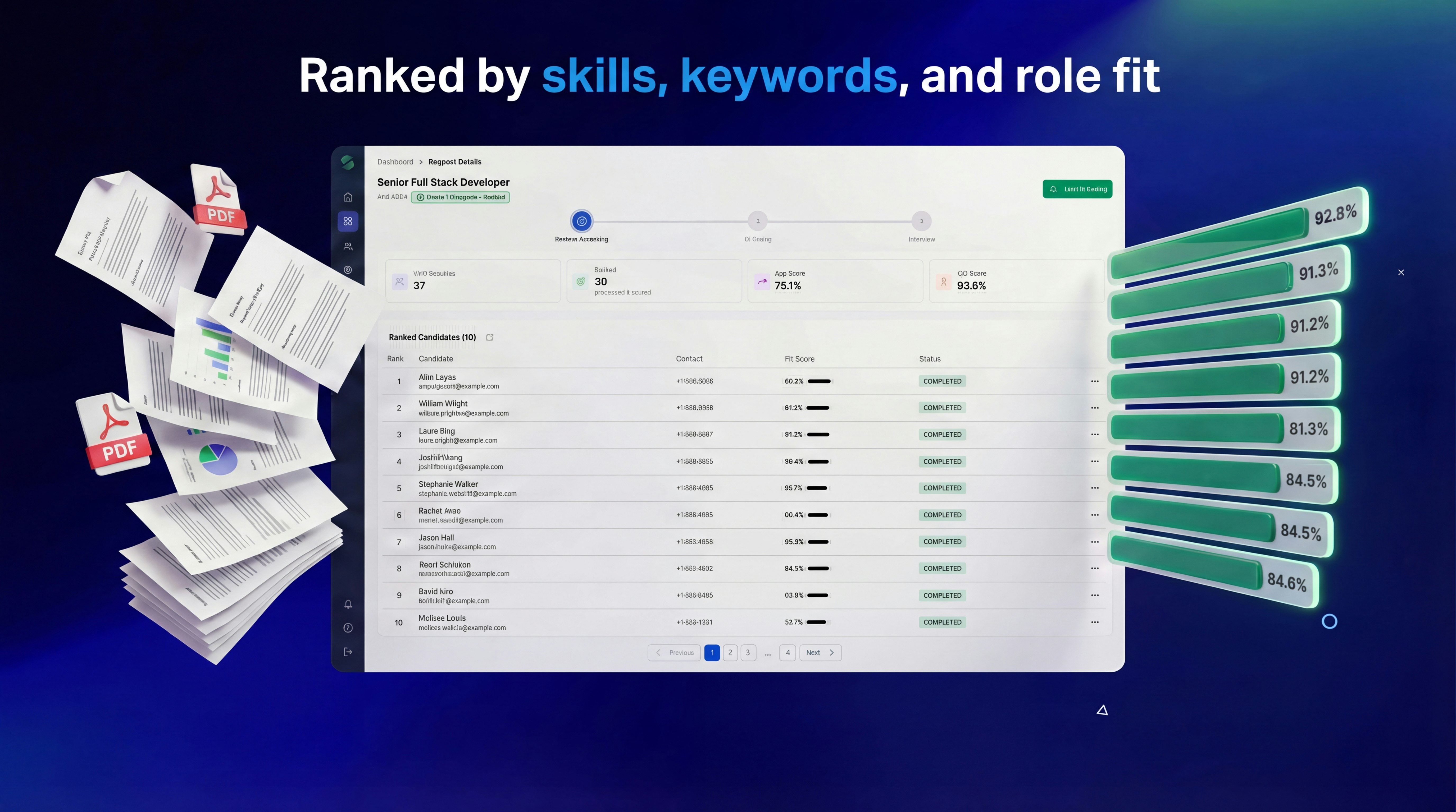 HiringPartner.ai - Screenshot 3 showing product features and functionality