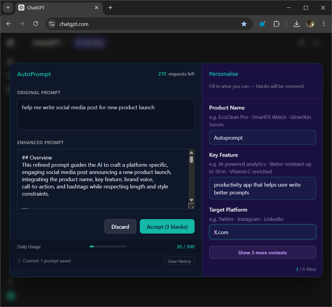 AutoPrompt gallery image