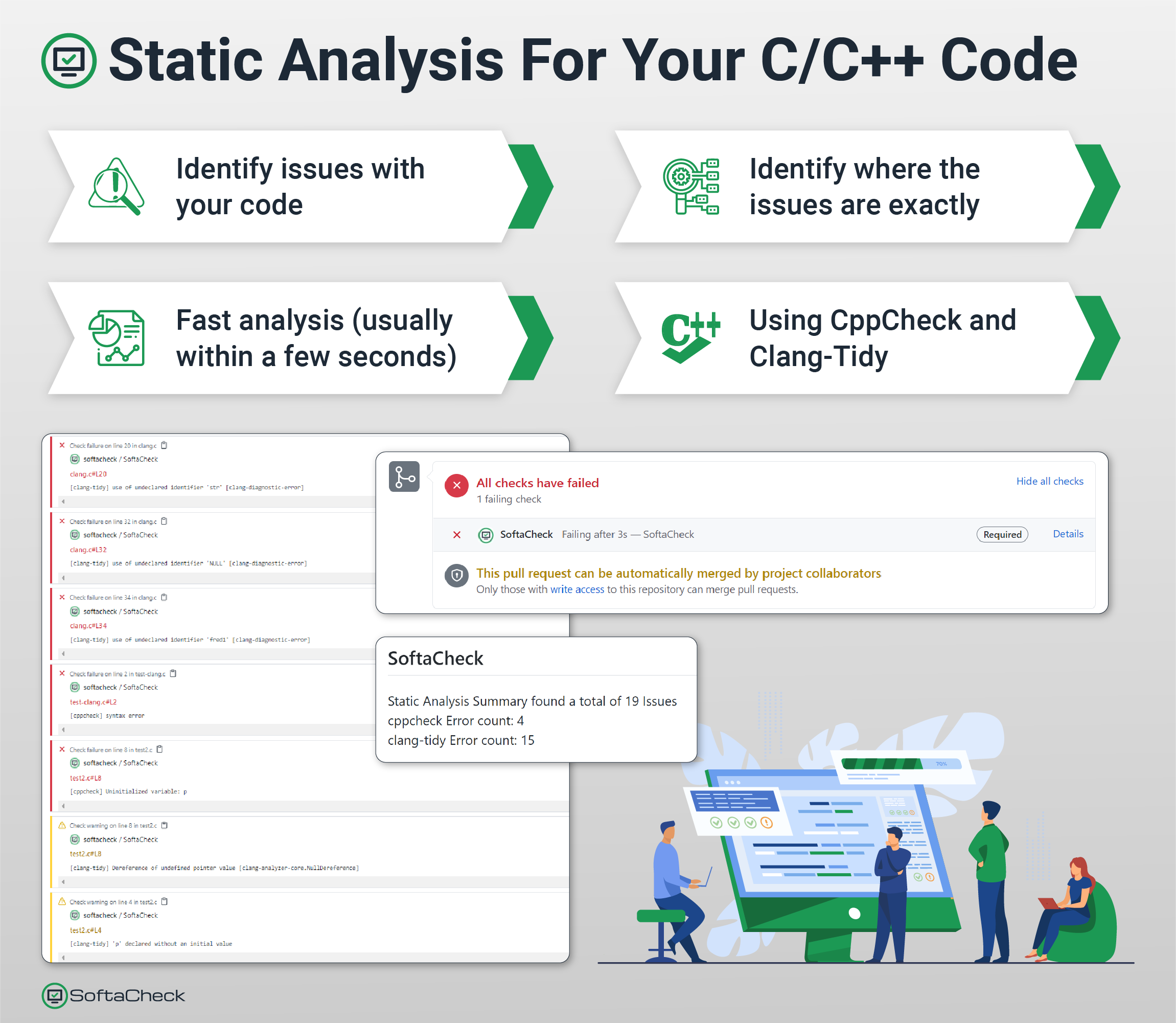 Softacheck - Trova bug nel codice C/C e genera documentazione media 4