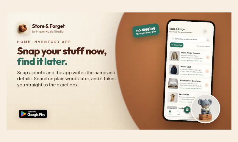Store & Forget screenshot 1