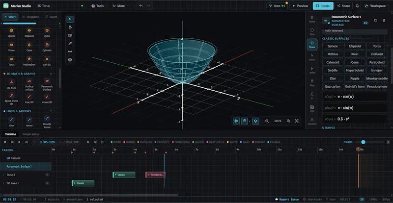 Manim Studio screenshot 5