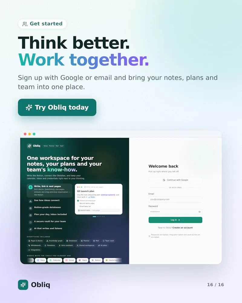 Obliq (Beta) screenshot 1